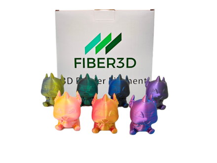 PLA SILK Dual color 1 kg - dvou barevná struna