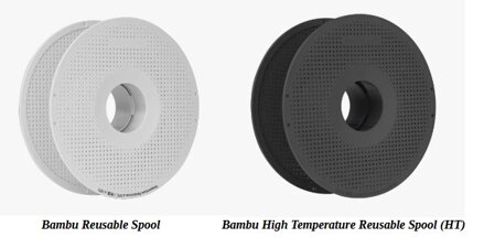Bambu Lab - znovupoužitelná cívka pro refilly - 1x použitá