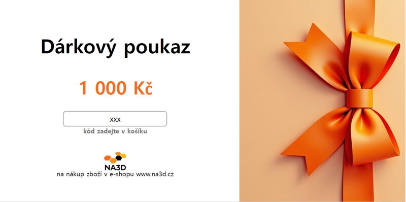 Dárkový poukaz na3D
