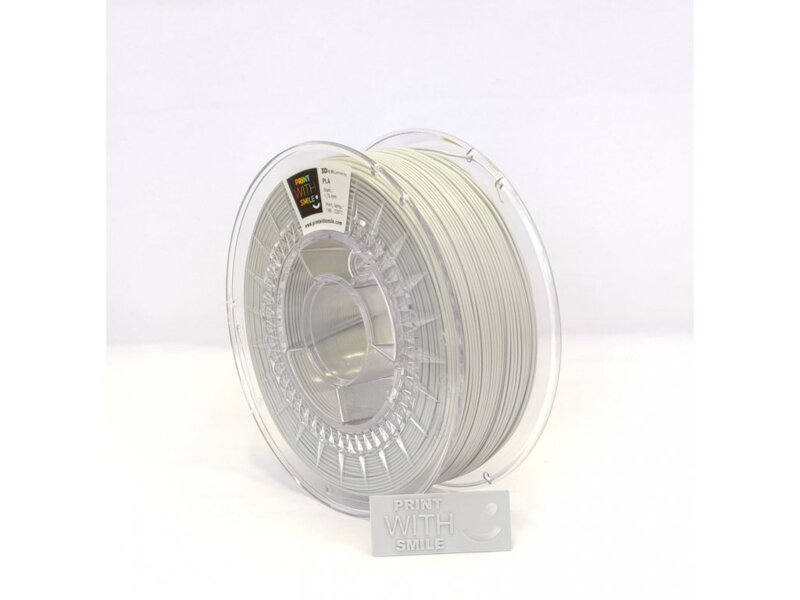 Print With Smile - PLA - 1.75 mm - Cloudy Gray - 500 g