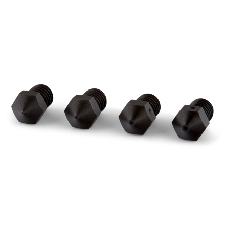 RepRap M6 Kalené trysky pro 3mm filament, různé velikosti (4 ks)