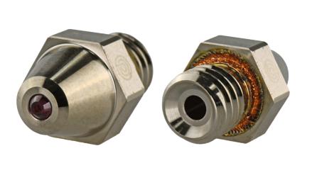 PrimaCreator Raise3D Pro2 pokovená měděná rubínová tryska 0,6 mm - 1 ks