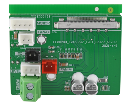 Flashforge Creator 3 Pro Levá deska extruderu
