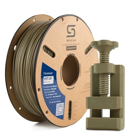 Siraya Tech Fibreheart PET-GF - Olivově zelená - 1.75mm - 1 kg