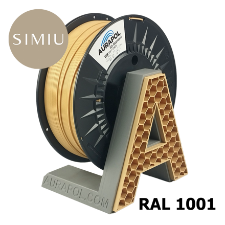 Filament AURAPOL PLA SOFT LINEN 1,75 mm 1 kg.