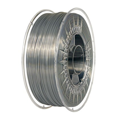Filament DEVIL DESIGN PLA SILK STŘÍBRNÁ 1,75 mm 1 kg.
