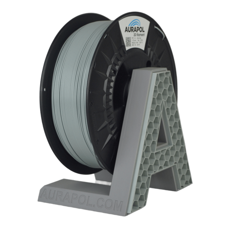 Filament AURAPOL PETG ŠEDÁ "SKY" 1,75 mm 1 kg.