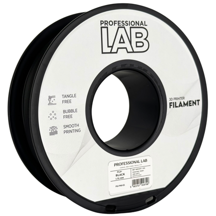 Filament PROFESSIONAL LAB PLA+ ČERNÁ 1,75 mm 1 kg