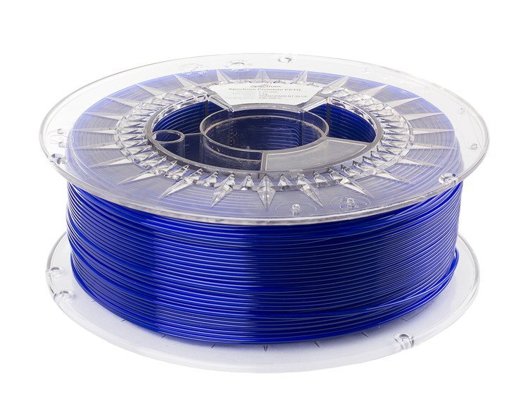 Petg Filament Transparent Blue 1.75 mm Spectrum 1 kg