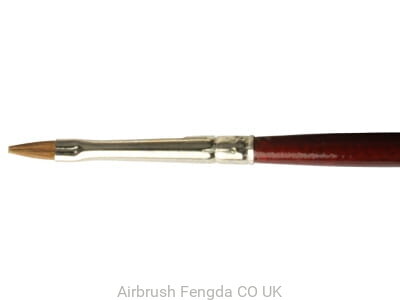 Plochý štětec LifeColor Pure red sable 1