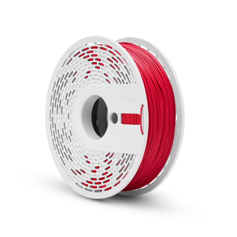 PLA FIBERSILK FILAMENT RED METALLIC 1.75mm Fiberlogy 850g
