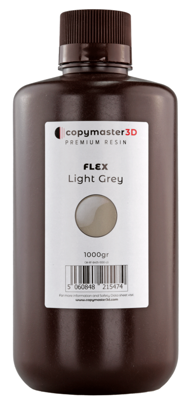 Copymaster3D Flex UV pryskyřice - 1 kg - Světle šedá