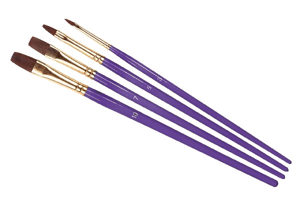 Humbrol AG4305 Sada plochých štětců - velikosti (3/5/7/10)