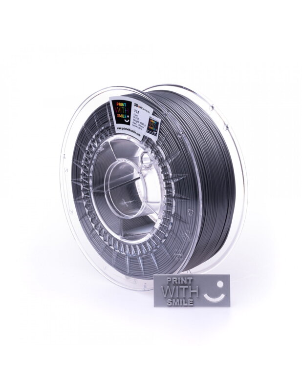 Print with Smile - PLA - 1.75 mm - Silver - 500 g