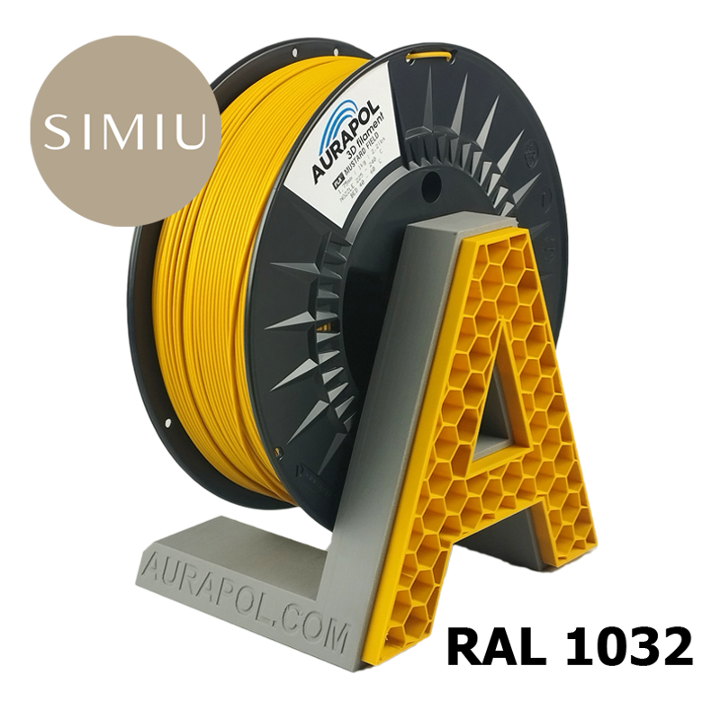 Filament AURAPOL PLA MUSTARD FIELD 1,75 mm 1 kg.