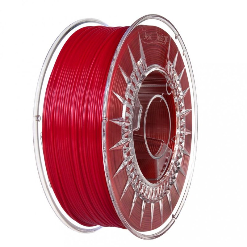 Filament Devil Design PLA OHNIVĚ ČERVENÁ 1,75 mm 1 kg.