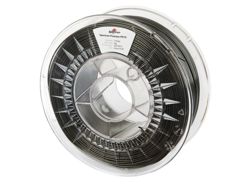 Filament Spectrum PETG GLITTER AURORA ZLATÁ 1,75 mm 1 kg