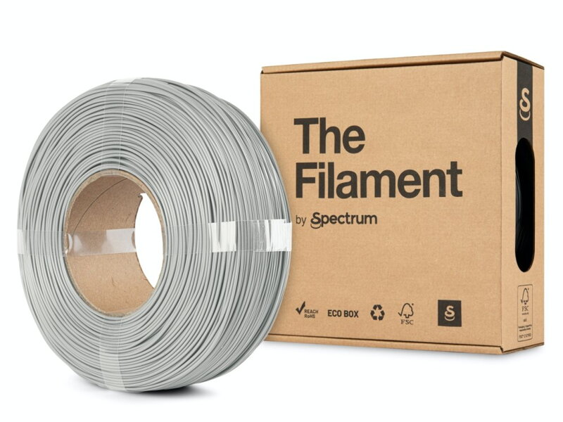 ReFill TheFilament PETG ŠEDÁ "CLOUD " 1,75 mm 1 kg