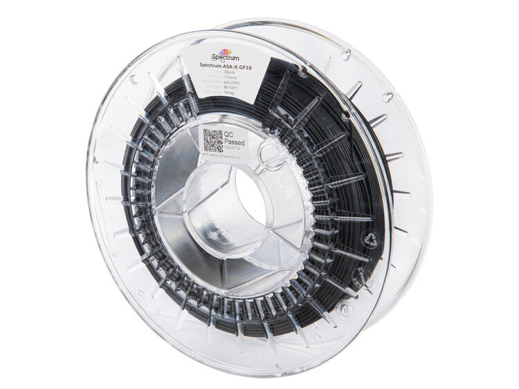 Filament SPECTRUM ASA-X GF10 DOPRAVNÍ ČERNÁ 1,75 mm 0,5 kg