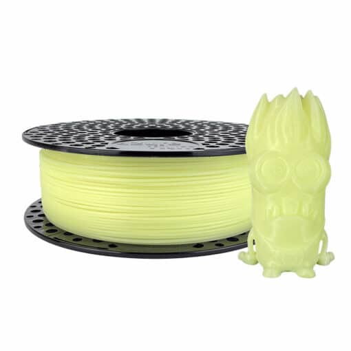 Filament AzureFilm PLA UV ŽLUTÁ „GLOW“ 1,75 mm 1 kg.