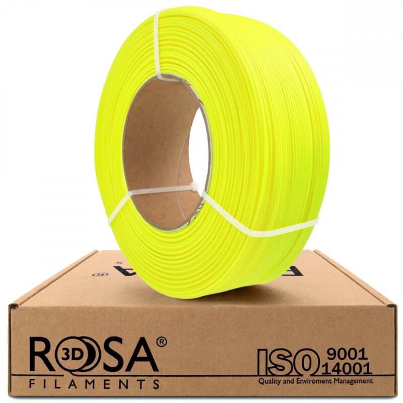 ReFill ROSA3D PLA Starter NEONOVĚ ŽLUTÁ 1,75 mm 1 kg