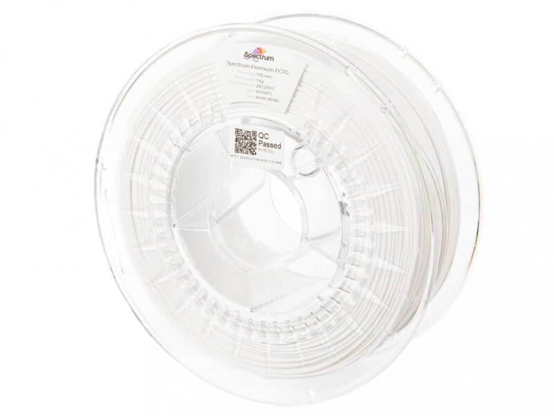 Filament SPECTRUM PCTG BÍLA "ARCTIC" 1,75 mm 1 kg